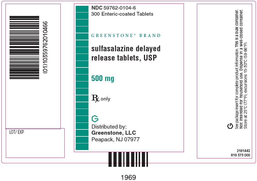 PRINCIPAL DISPLAY PANEL - 500 mg Tablet Bottle Label - NDC 59762-0104-6