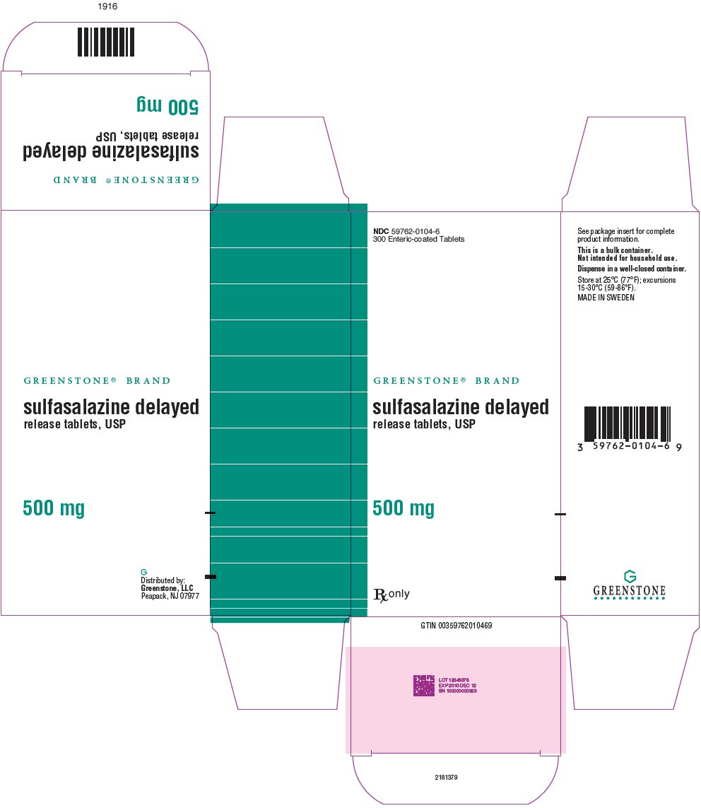 PRINCIPAL DISPLAY PANEL - 500 mg Tablet Bottle Carton - NDC 59762-0104-6