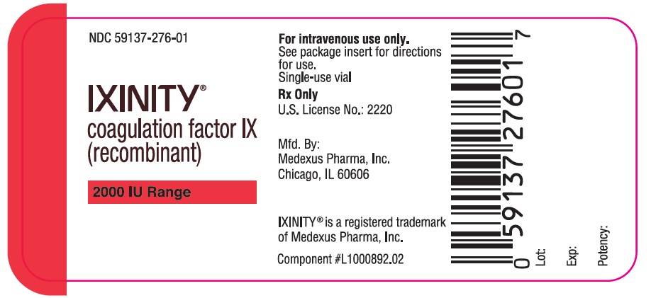 2000 IU Single-Use Vial Label