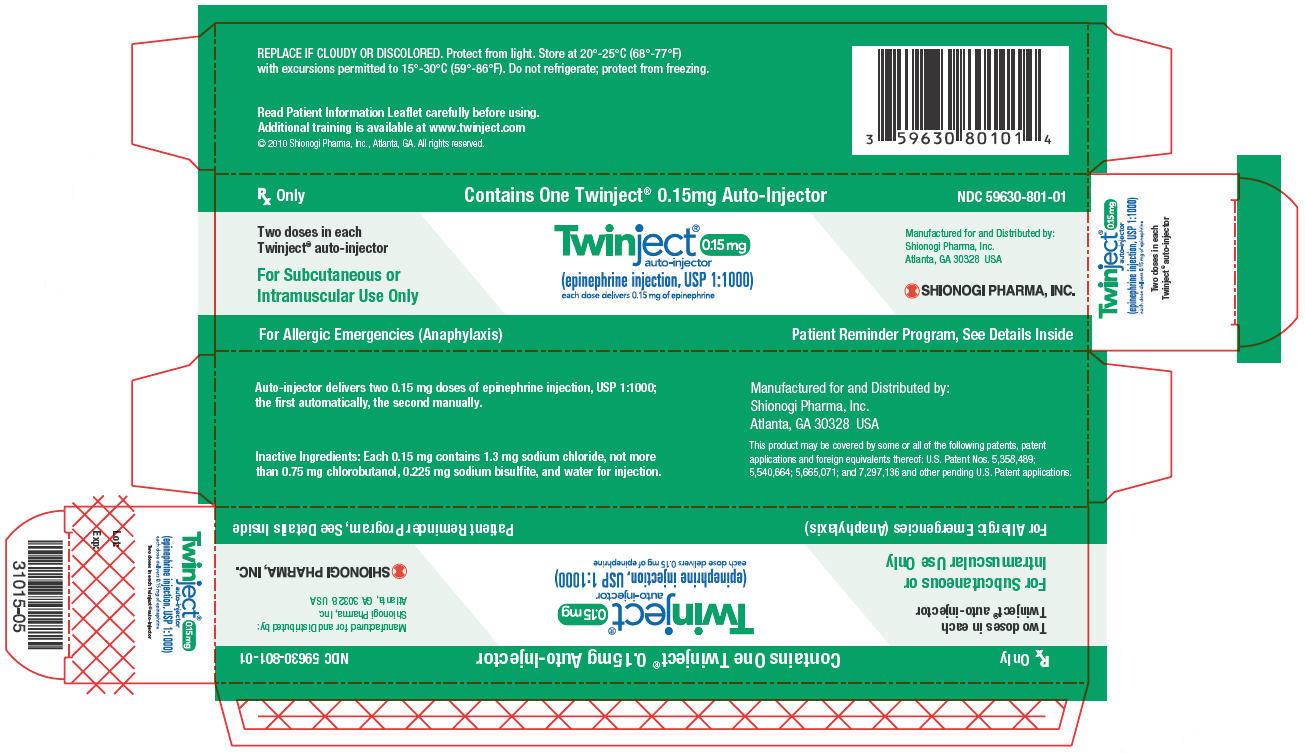 PRINCIPAL DISPLAY PANEL - 0.15 mg Carton Label