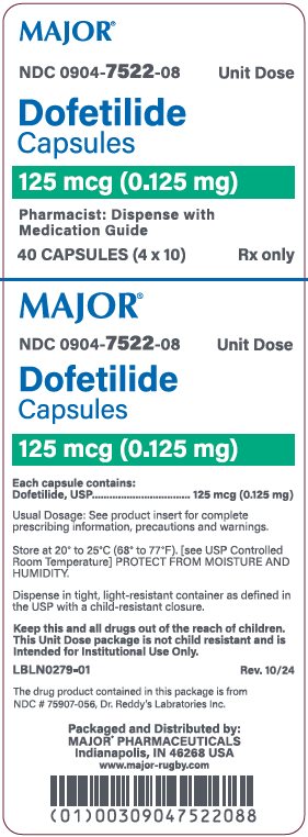 125mcg carton label