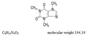 The following structural formula for Caffeine (1,3,7-trimethylxanthine) is a central nervous system stimulant. 