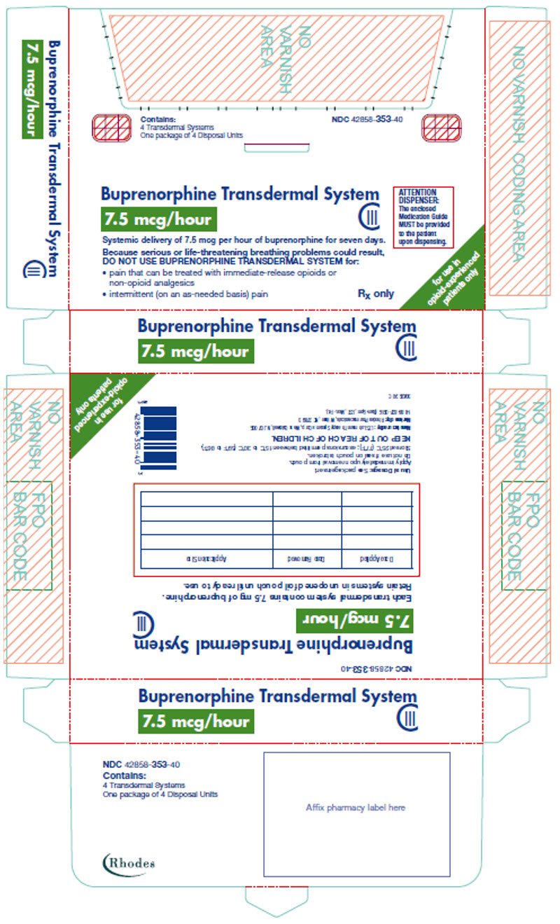 PRINCIPAL DISPLAY PANEL - 7.5 mcg/hour Patch Pouch Carton