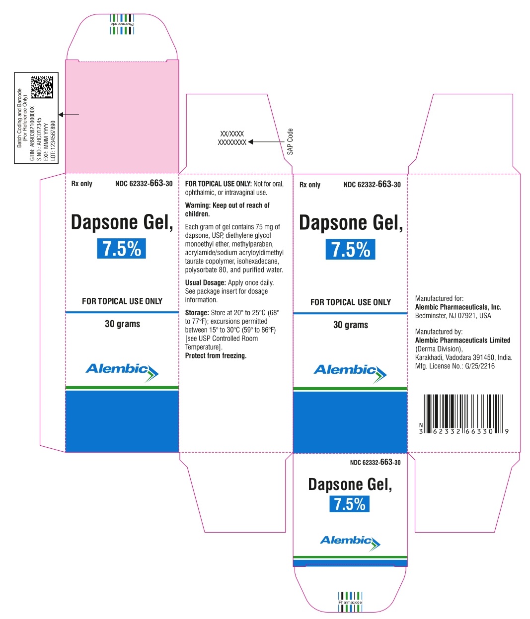 Dapsone Gel: Package Insert - Drugs.com