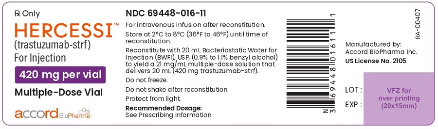 PRINCIPAL DISPLAY PANEL - 420 mg Vial Carton