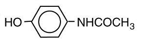 acetaminophen structural formula