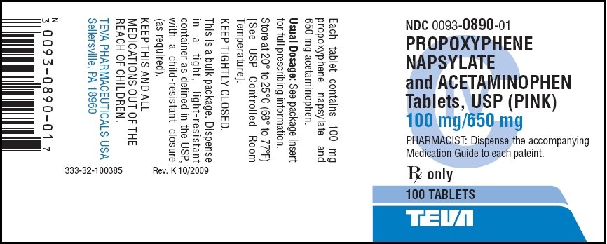 Image of 100mg/650mg Label PINK