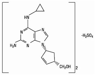 Abacavir sulfate chemical structure