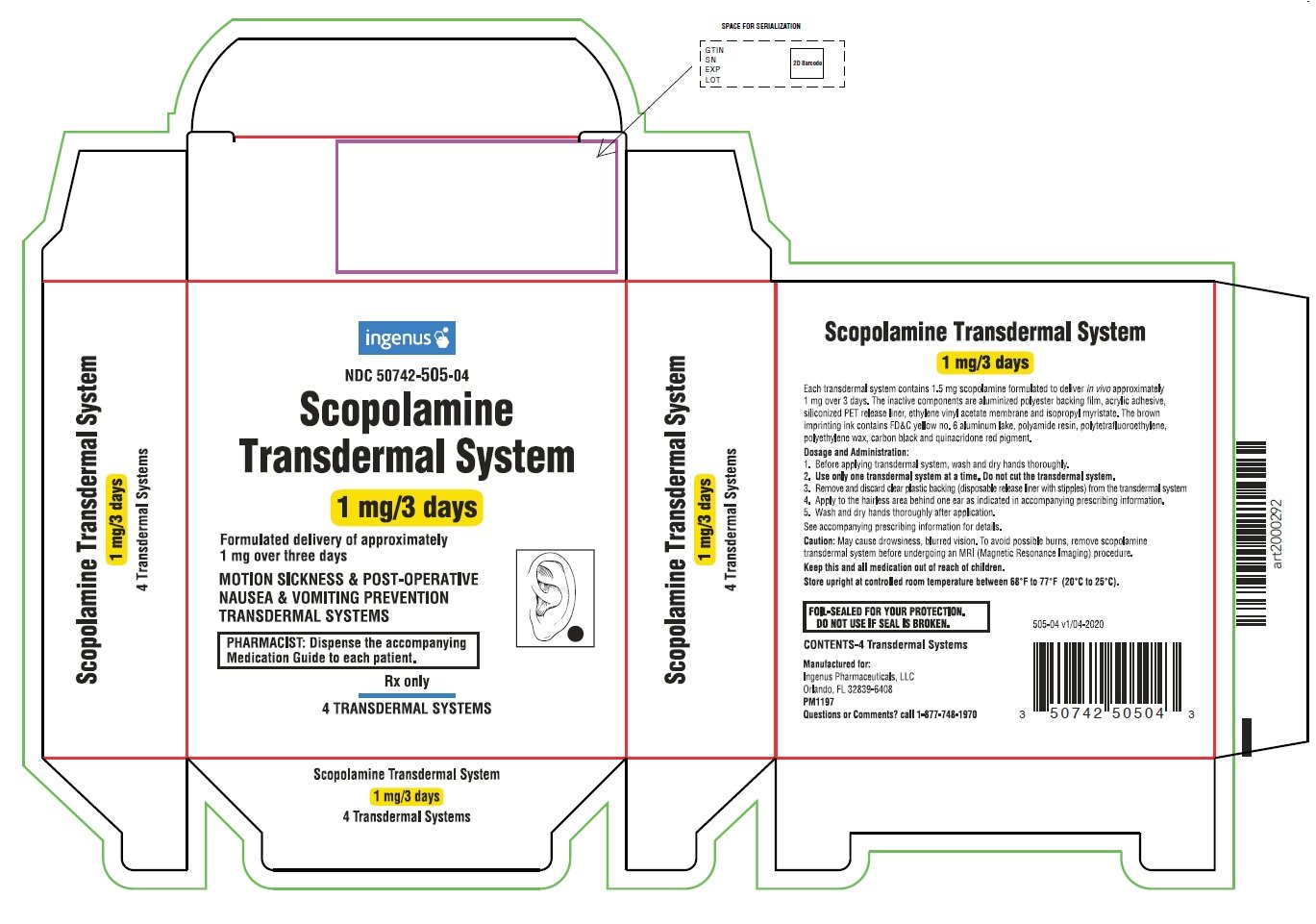 Scopolamine patch fda prescribing information side effects and uses