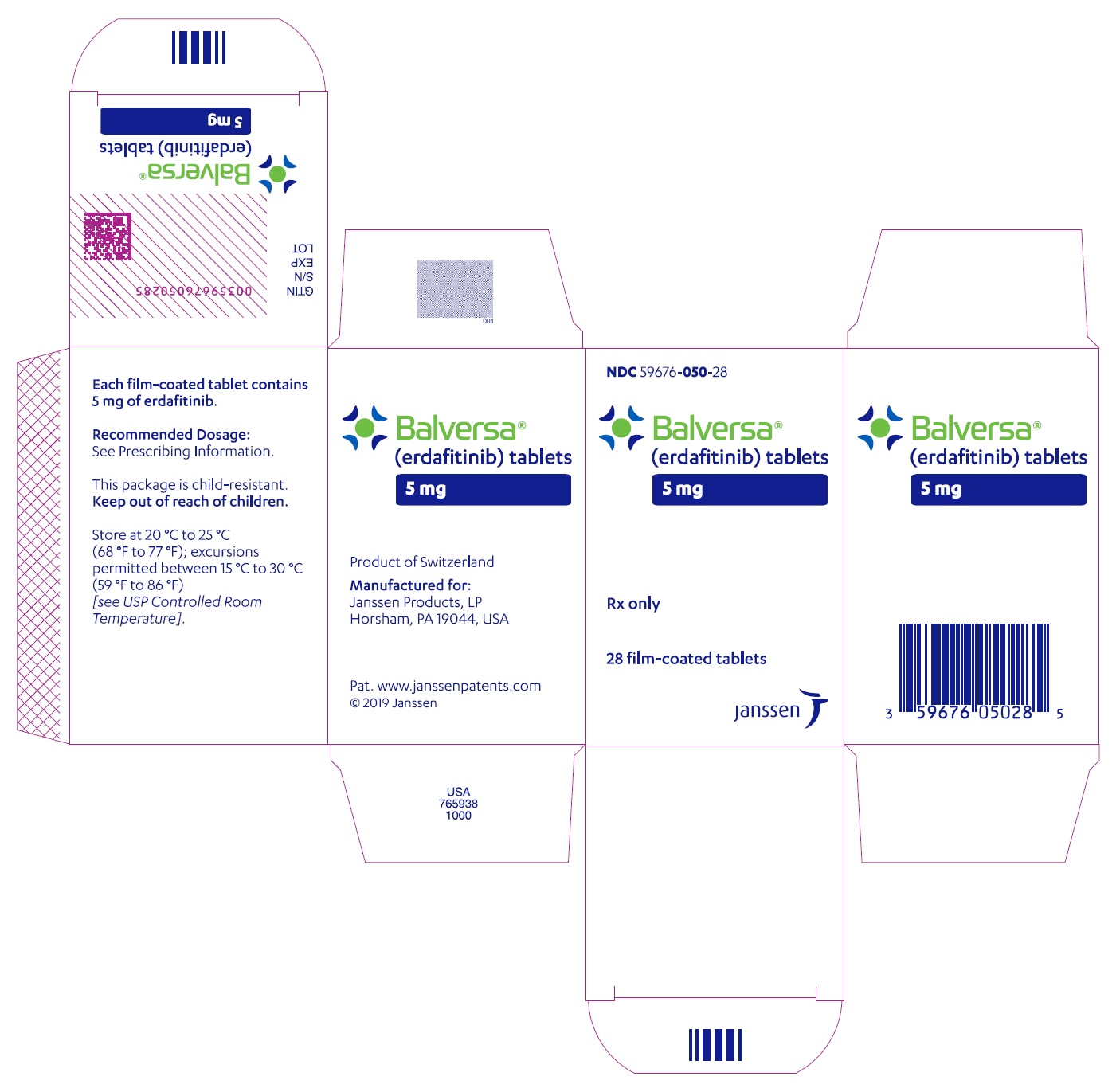 5 mg Tablet Bottle Carton