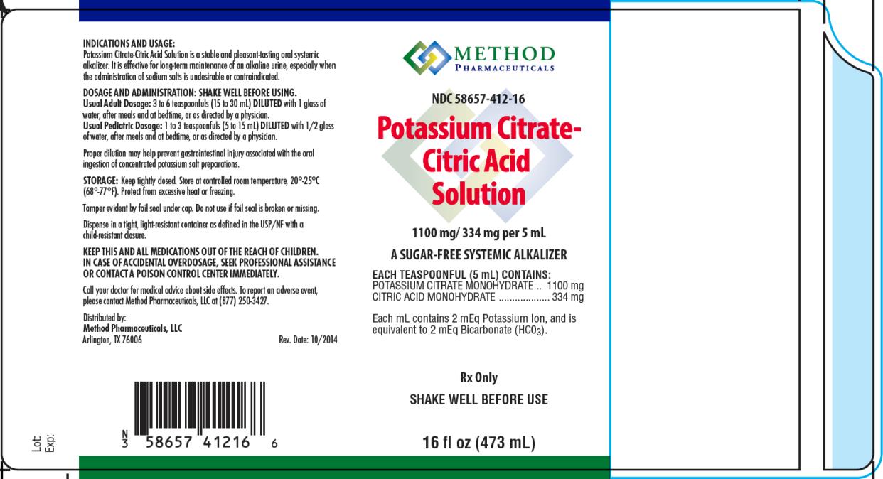 Potassium CitrateSodium CitrateCitric Acid Solution FDA prescribing
