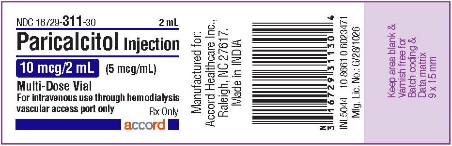 10mcg per 2mL vial label