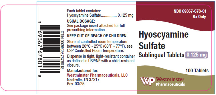 PRINCIPAL DISPLAY PANEL - 0.125 mg Tablet Bottle Label