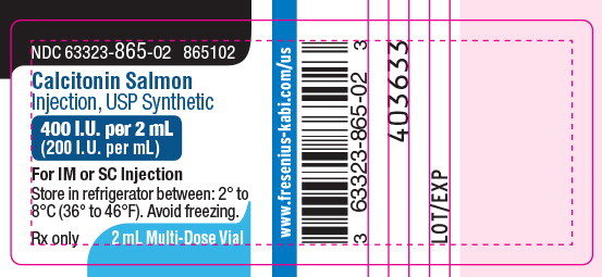 PACKAGE LABEL - PRINCIPAL DISPLAY – Calcitonin Salmon 2 mL Vial Label
