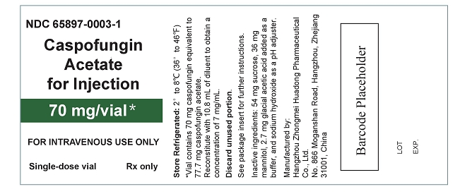 70mg vial label