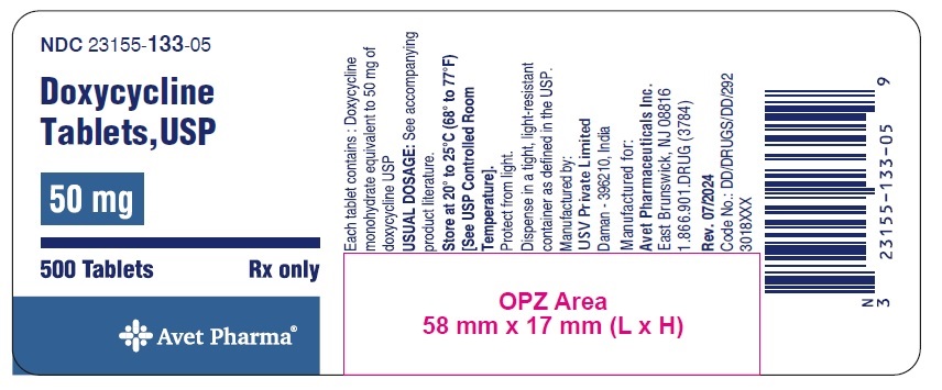 label-50mg 500 tablets