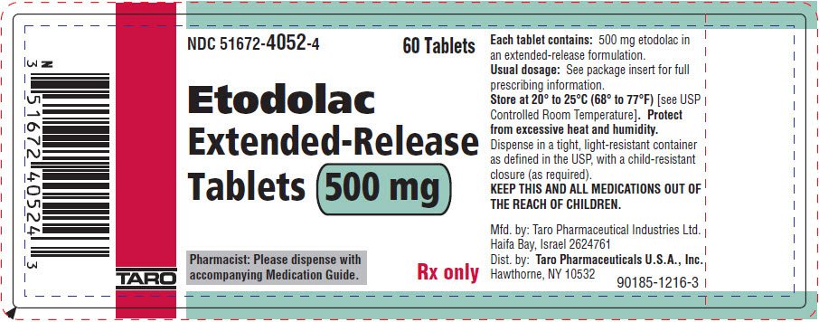 PRINCIPAL DISPLAY PANEL - 500 mg Tablet Bottle Label