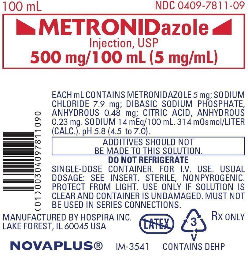 Metronidazole Injection FDA prescribing information, side effects and