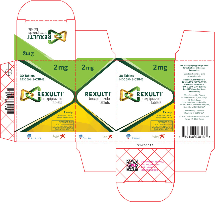 Rexulti 3 Mg, Antipsychotic - 28 Tablets