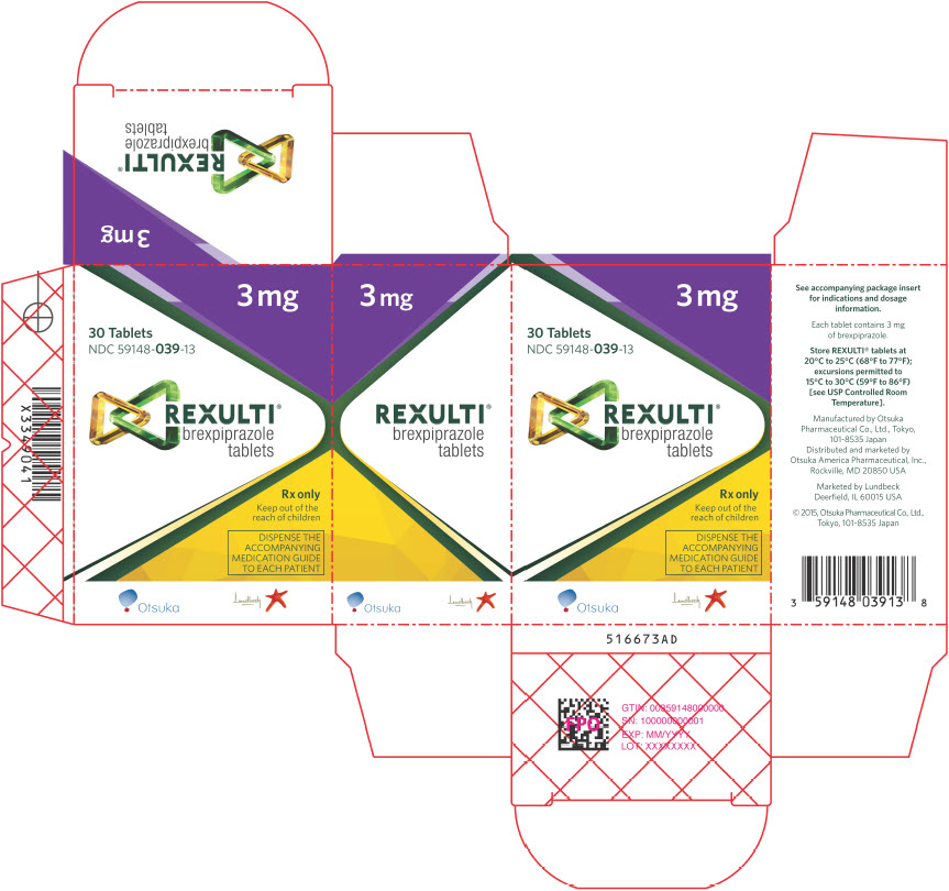 Rexulti Brexpiprazole 1mg Tablet, 30 Tablets, Treatment: Schizophrenia,  Depression