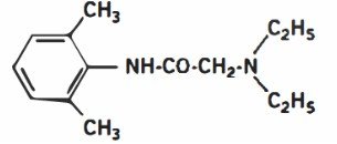 Lidocaine Structure