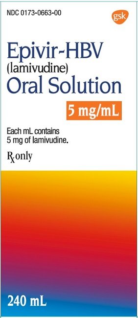 Epivir HBV Oral Solution carton