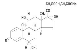 Methylprednisolone Sodium Succinate chemical structure