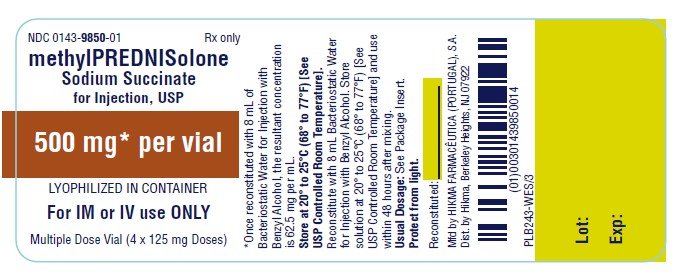 methylprednisolone 500 mg ampul