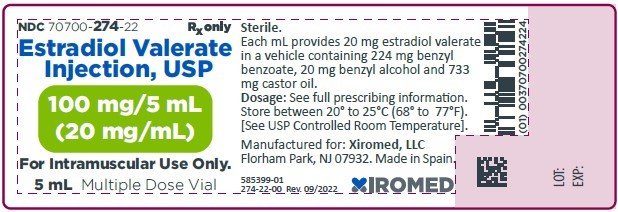 HRT Injection (estradiol valerate) Mtf Transition