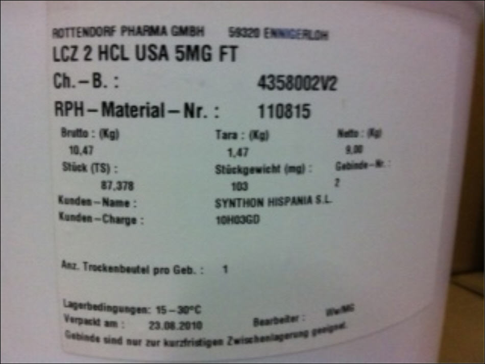 Bulk label