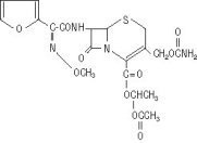 cefuroxime axetile molecular structure
