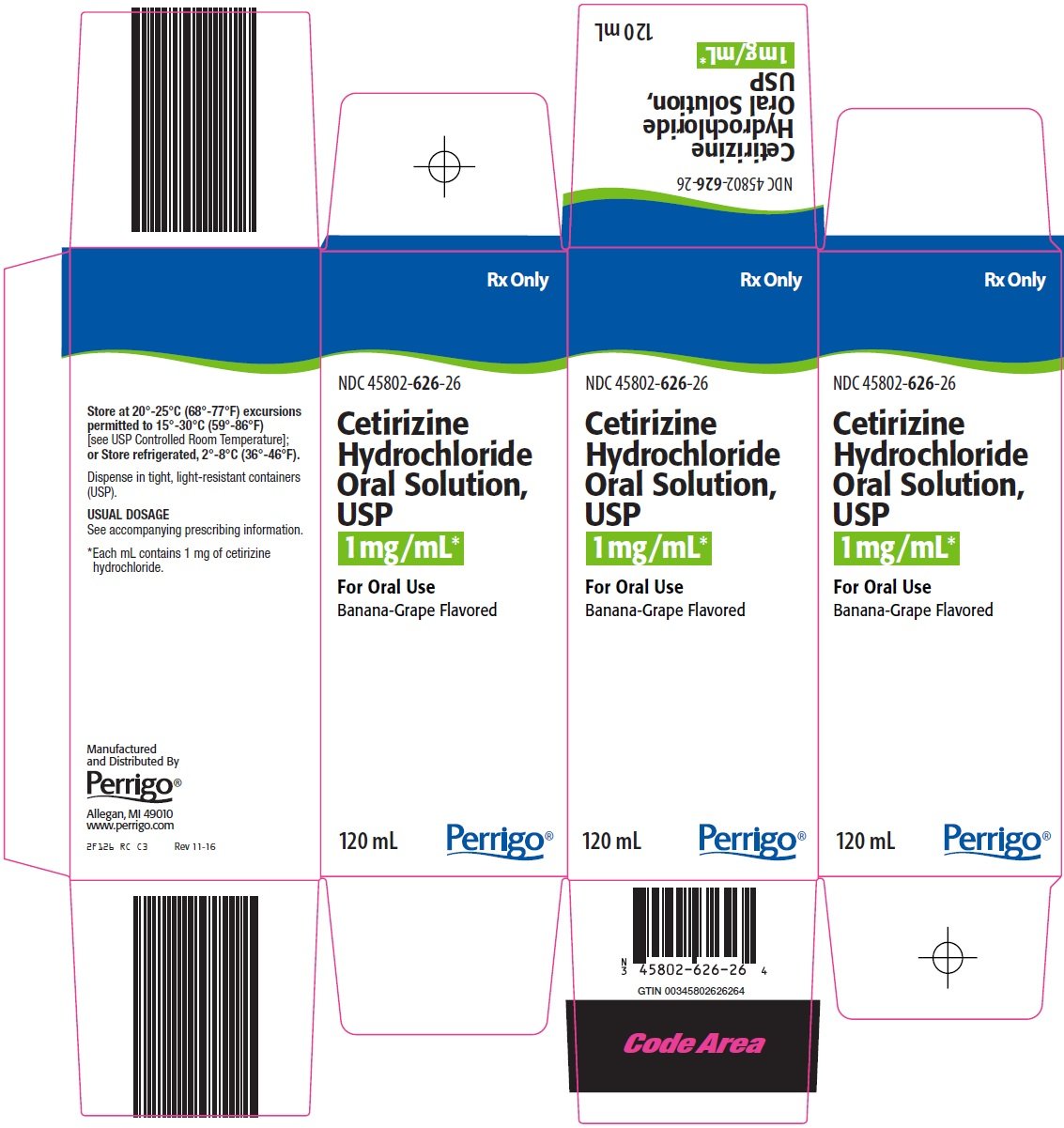 Cetirizine 1mg Dosage Chart