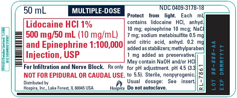PRINCIPAL DISPLAY PANEL - 50 mL Vial Tray - 3178