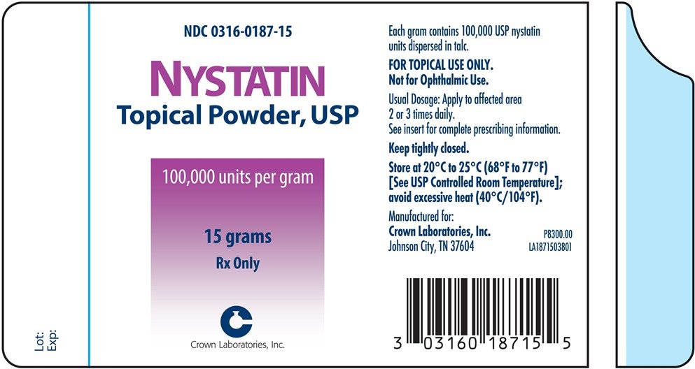 nystatin powder label