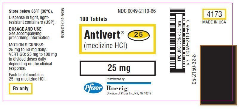 meclizine 25mg rx