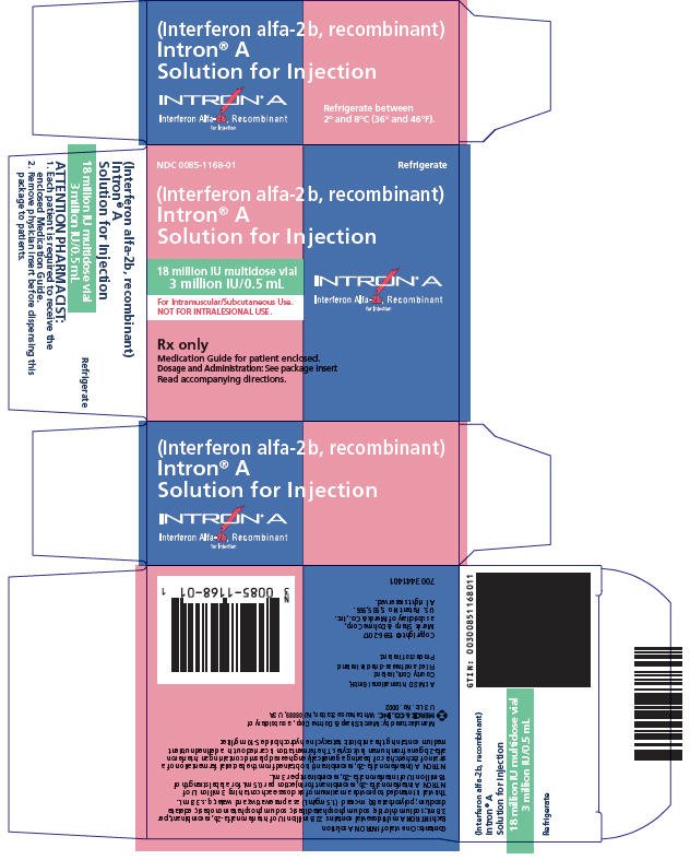 PRINCIPAL DISPLAY PANEL - 18 Million IU Vial Carton