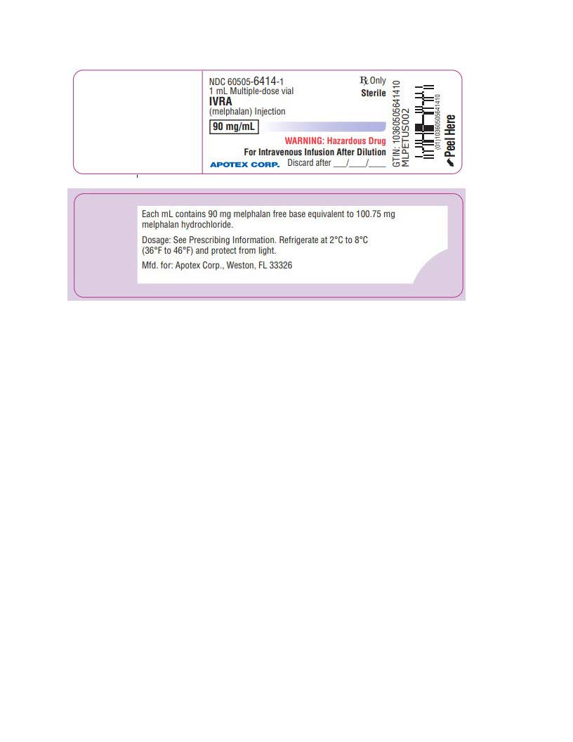 Melphalan Vial Label