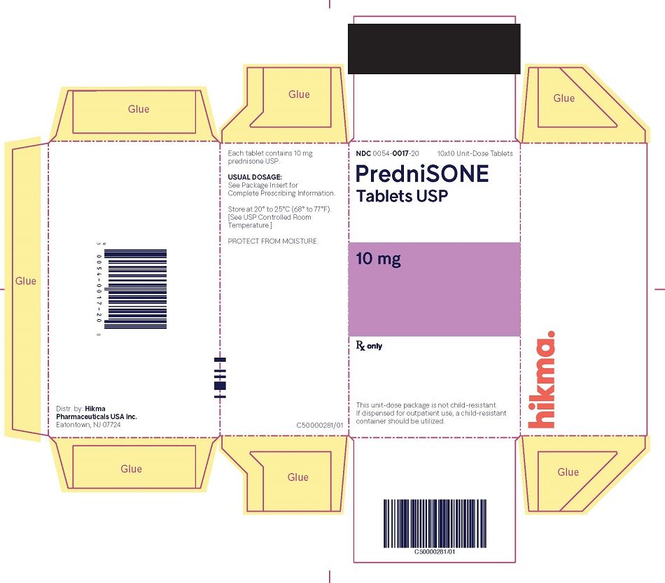 10 mg Unit Dose Carton - 10x10