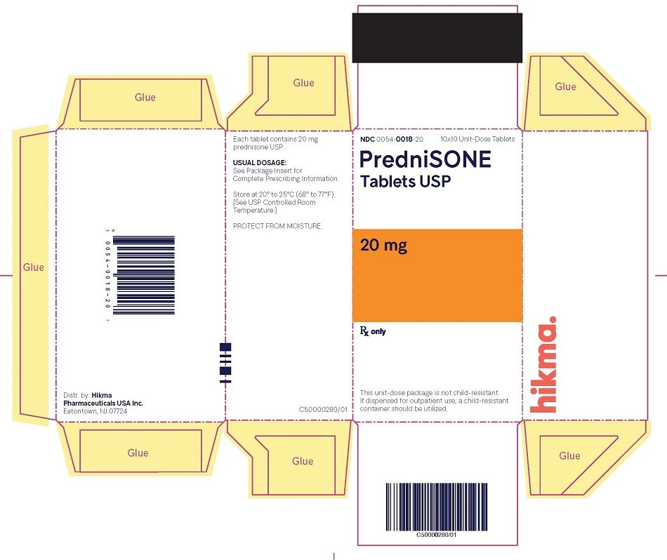 20 mg Unit Dose Carton - 10x10