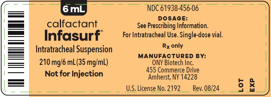 INFASURF (calfactant) Intratracheal Suspension 6 mL label (NDC 61938-456-06)