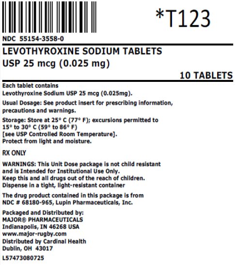 25mcg bag label