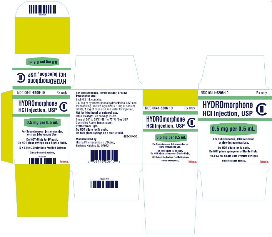 Hydromorphone PFS 0.5 mg Carton