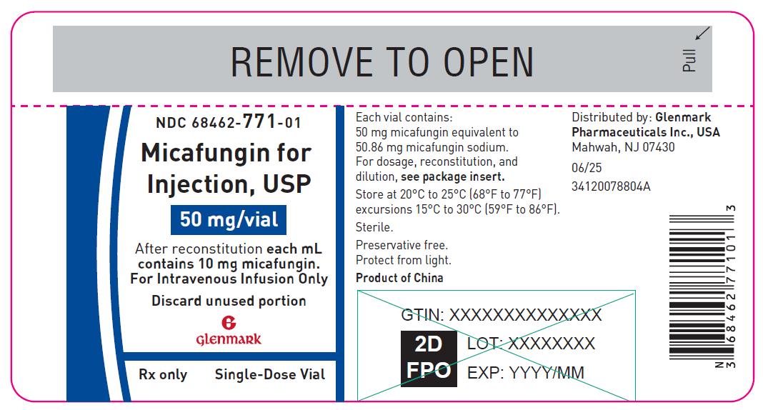 Container Label for Strength 50 mg/vial