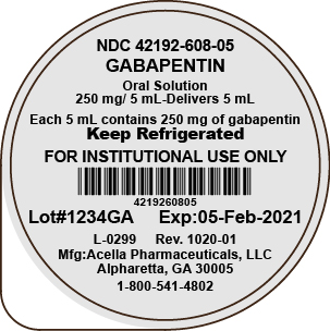 gabapentin oral solution bova