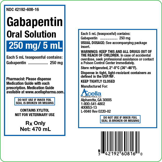 gabapentin package insert