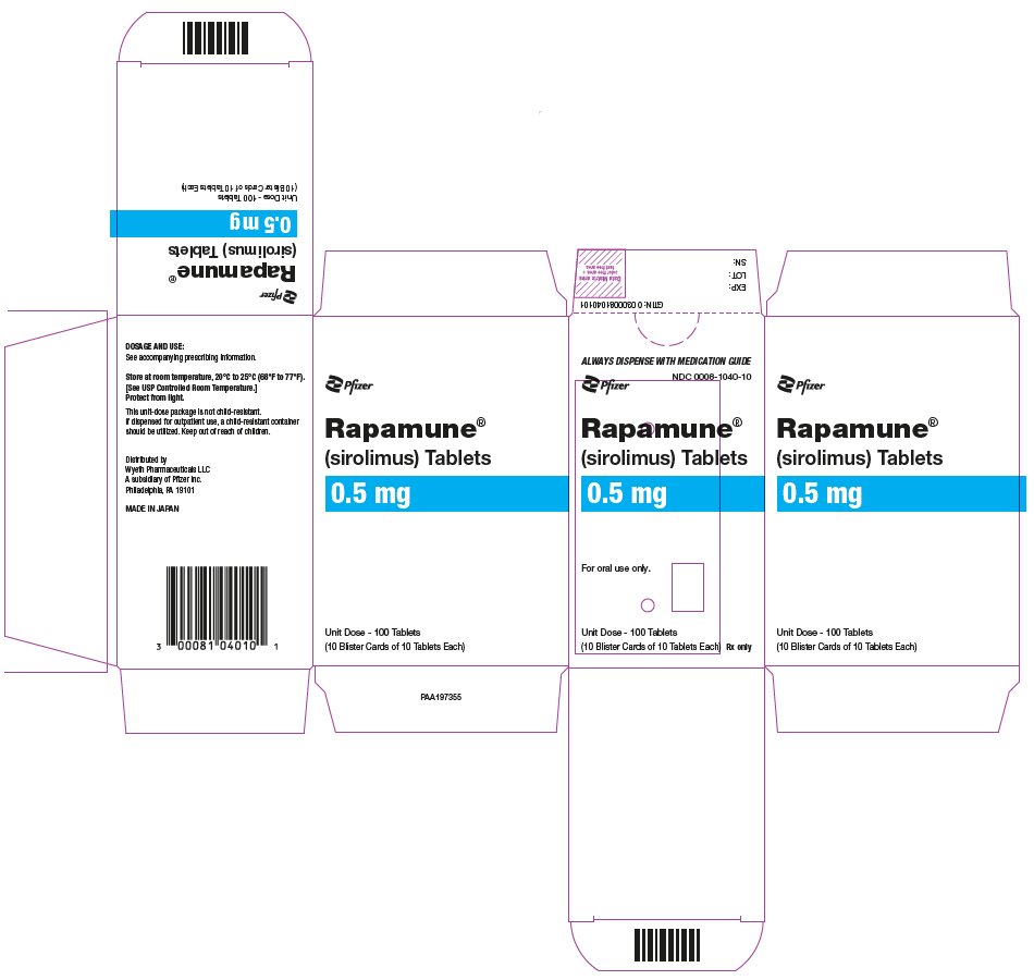 PRINCIPAL DISPLAY PANEL - 0.5 mg Tablet Blister Card Carton