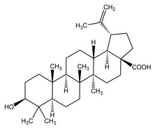 Chemical Structure - Betulinic acid