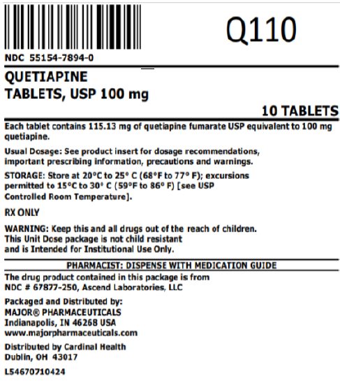 100mg bag label
