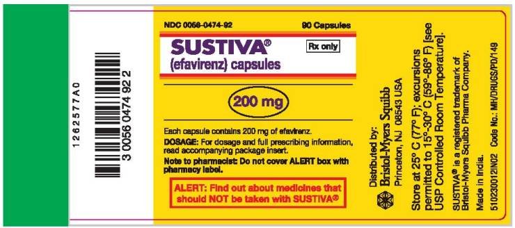 sustiva 200mg label