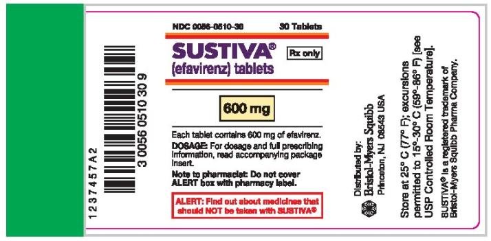 sustiva 600mg label